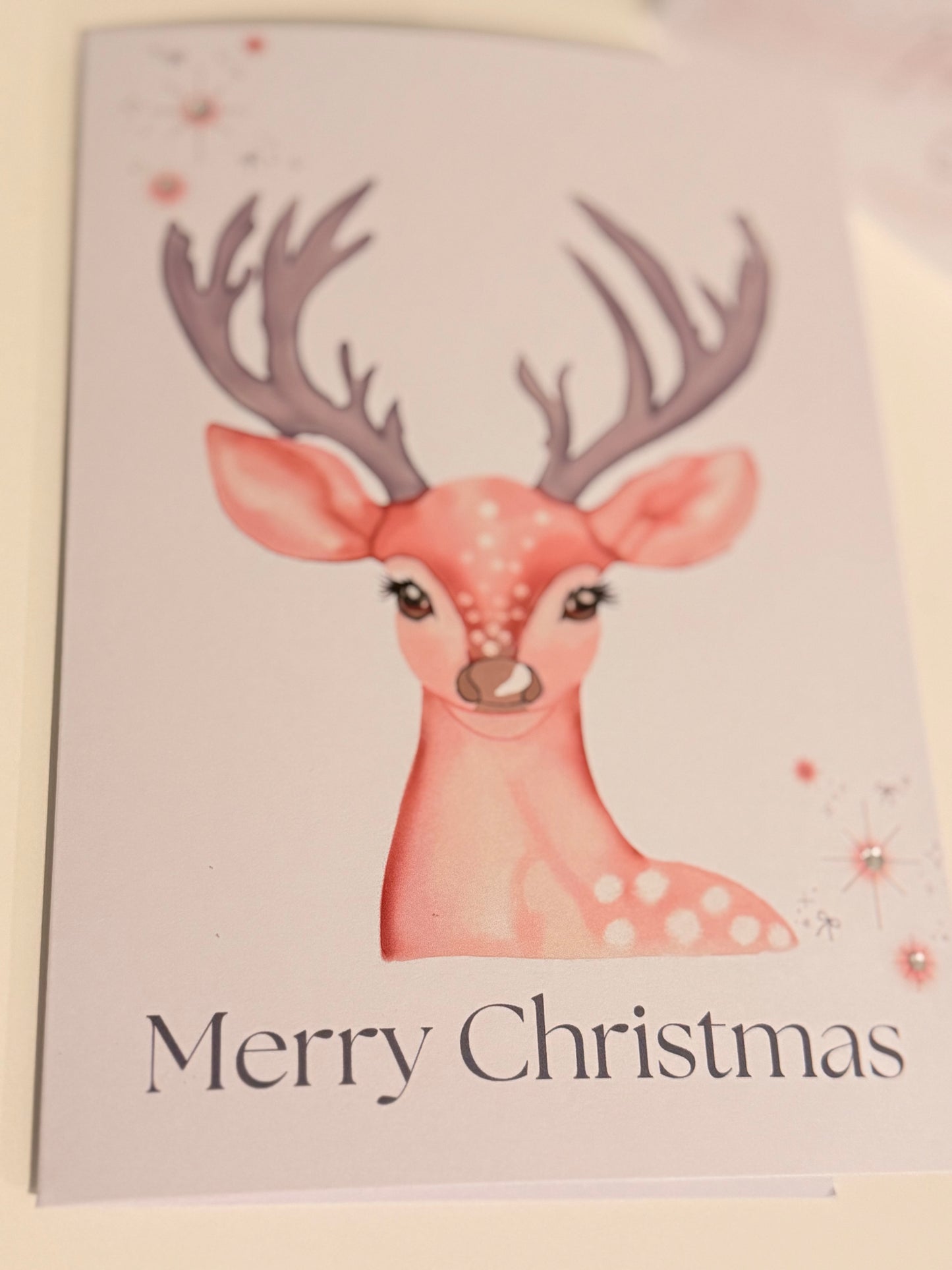 Merry Christmas Reindeer card