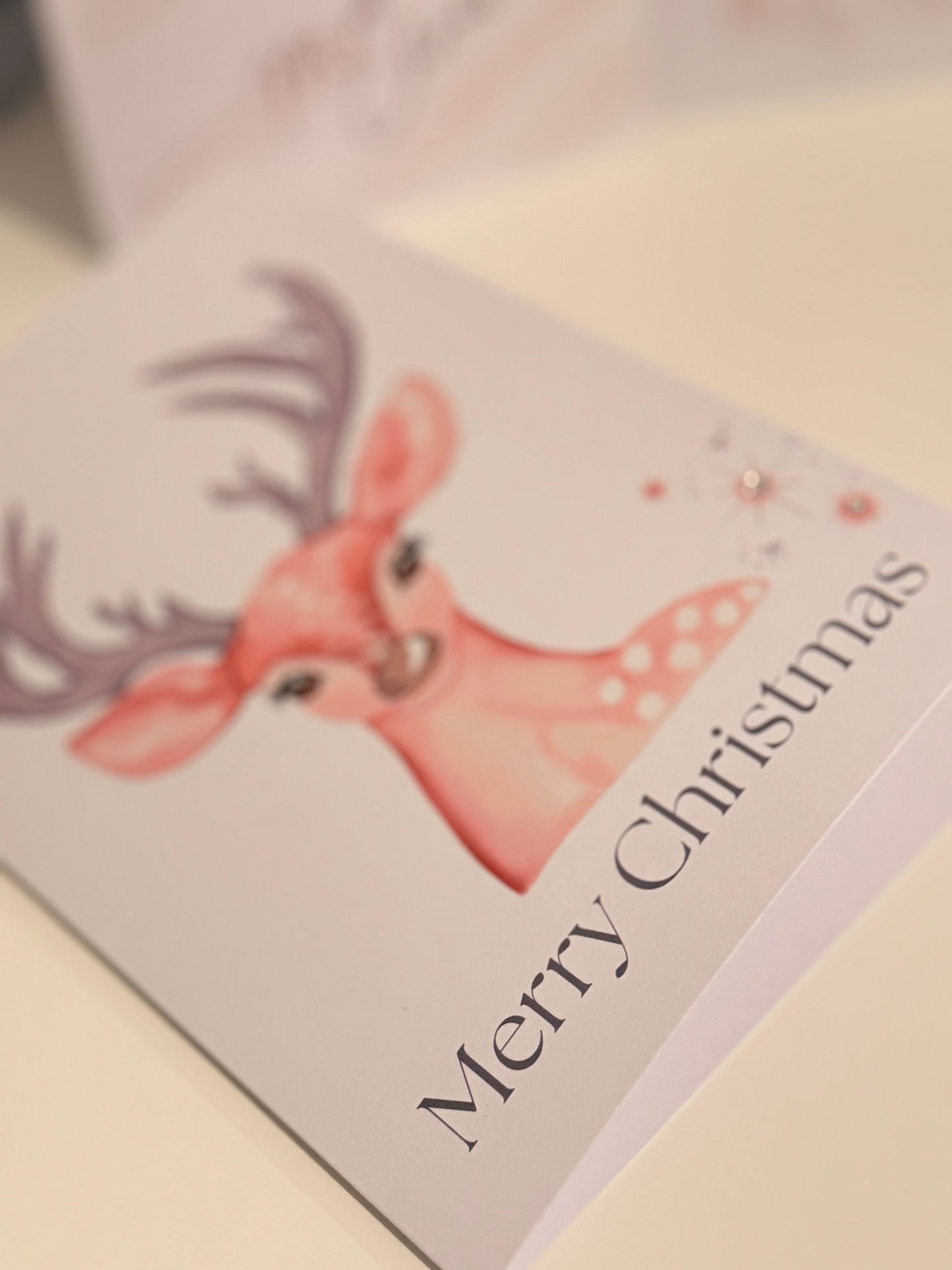 Merry Christmas Reindeer card