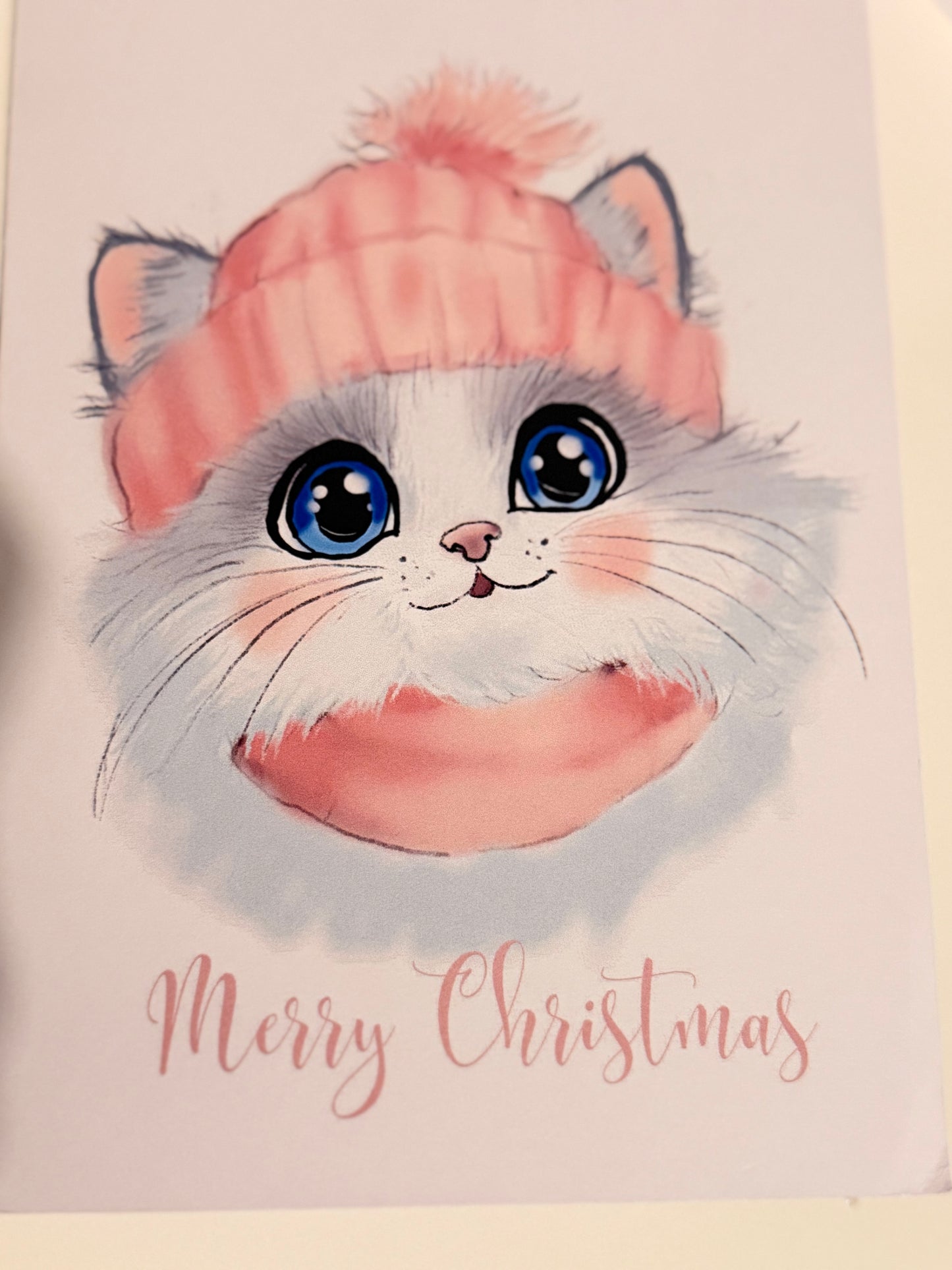 Merry Christmas Cute Cat Card