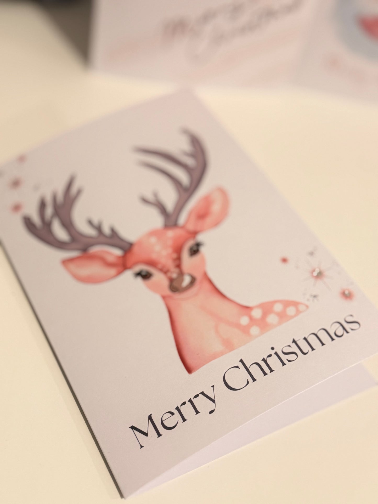 Merry Christmas Reindeer card